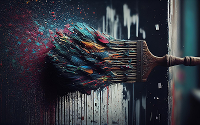 Exploring the Hidden Language Behind Abstract Paintings